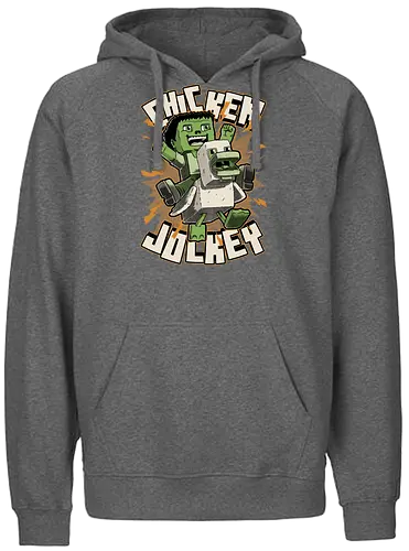 Chicken Kid Cube Game - Green - Games, Game, Video Games, Video Game, Movies, Movie, Fantasy, Memes, Meme, Internet, Adventure, Create, Chicken Run, Chicken, Fight, Fun, Funny, Cute, Kid, Zombie, Death, Quote, Jockey - Fairtrade Hoodie