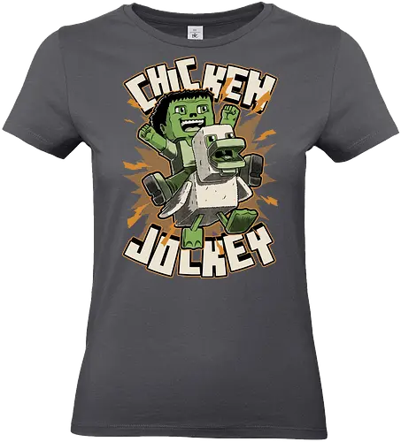 Chicken Kid Cube Game - Green - Games, Game, Video Games, Video Game, Movies, Movie, Fantasy, Memes, Meme, Internet, Adventure, Create, Chicken Run, Chicken, Fight, Fun, Funny, Cute, Kid, Zombie, Death, Quote, Jockey - Standard T-Shirt (Frauen)