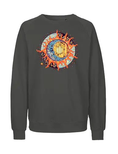 Mond - sommer, abstrakt, künst, art, mond - Fairtrade Sweatshirt