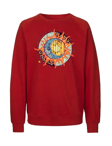 Mond - sommer, abstrakt, künst, art, mond - Fairtrade Sweatshirt