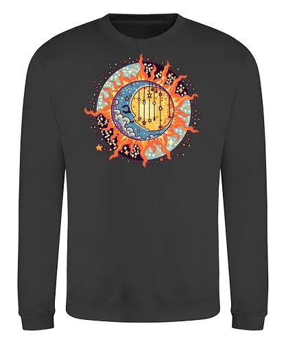 Mond - sommer, abstrakt, künst, art, mond - Sweatshirt
