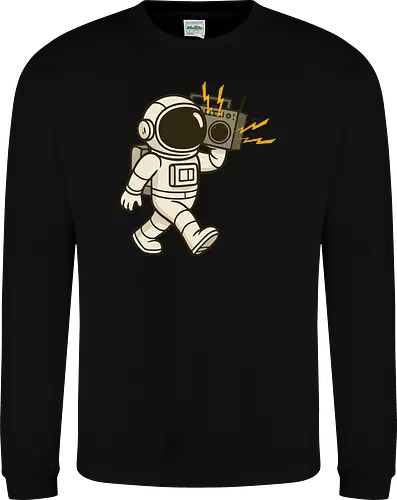 Astronaut with stereo