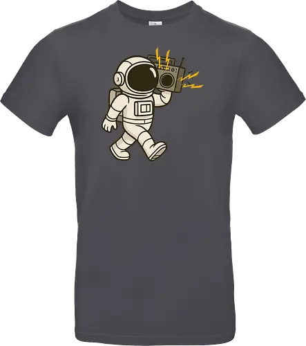 Astronaut with stereo