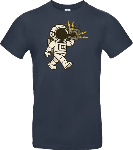 Astronaut with stereo