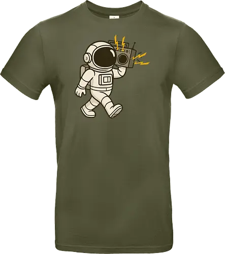 Astronaut with stereo