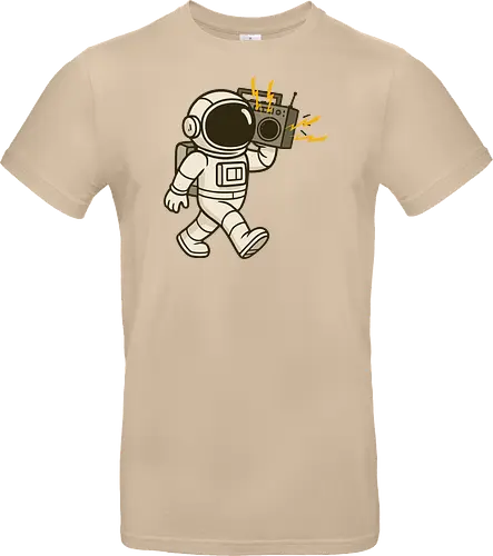 Astronaut with stereo