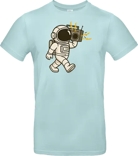 Astronaut with stereo