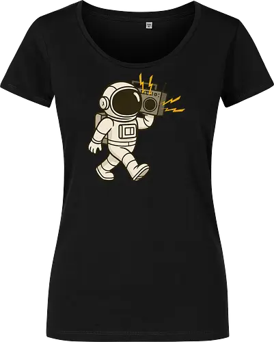 Astronaut with stereo