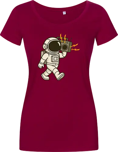 Astronaut with stereo