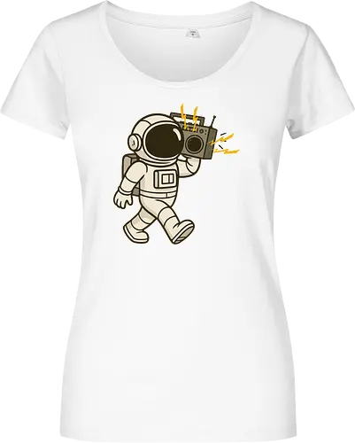 Astronaut with stereo
