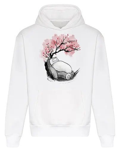 sakura sleeping sumi e