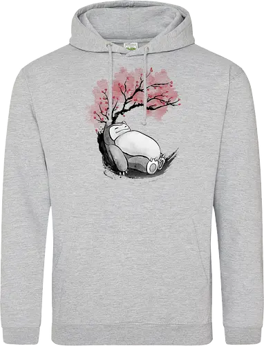 sakura sleeping sumi e