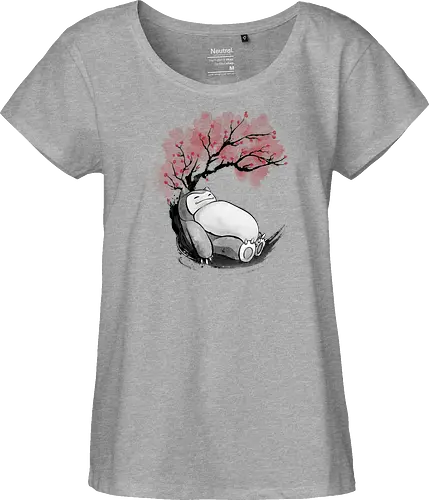 sakura sleeping sumi e