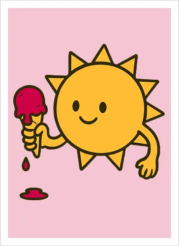 Sun and ice cream