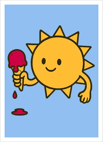 Sun and ice cream