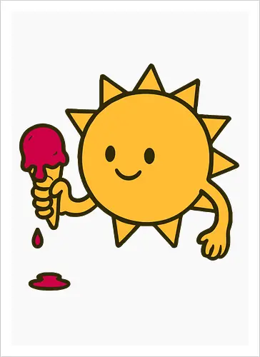 Sun and ice cream