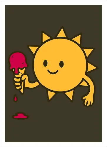 Sun and ice cream