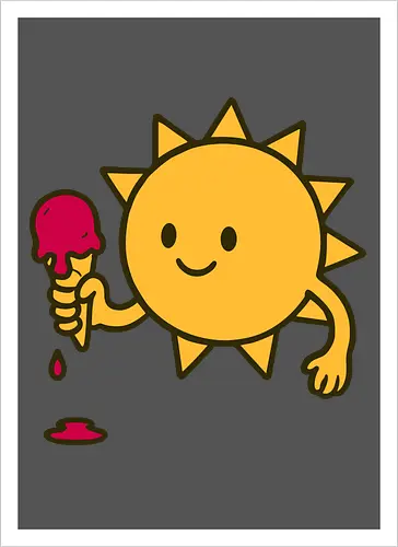 Sun and ice cream