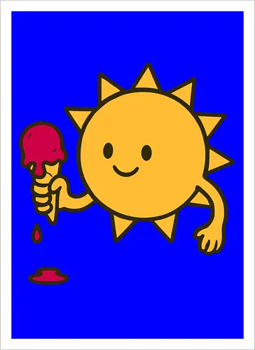 Sun and ice cream