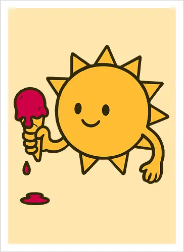 Sun and ice cream