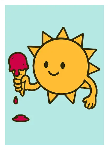 Sun and ice cream