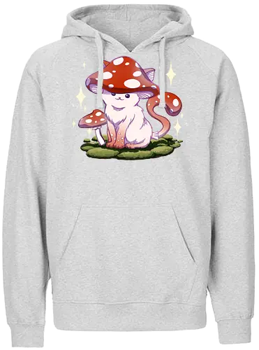 Meowshroom - Pilz, Katze, Mushroom, Cat, Cute, Kawaii - Fairtrade Hoodie