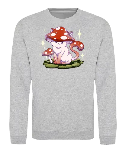 Meowshroom - Pilz, Katze, Mushroom, Cat, Cute, Kawaii - Sweatshirt