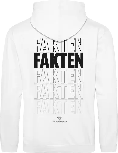 Fakten - schwarz - Front & Backprint
