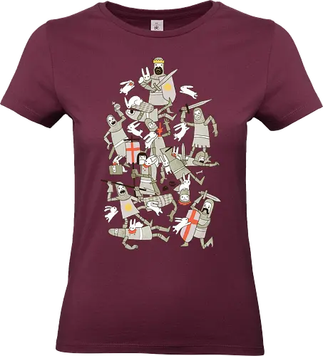 Bad Tempered Rodents - killer rabbit, killer kaninchen, Killer Hase, heilige Handgranate - Standard T-Shirt (Frauen)