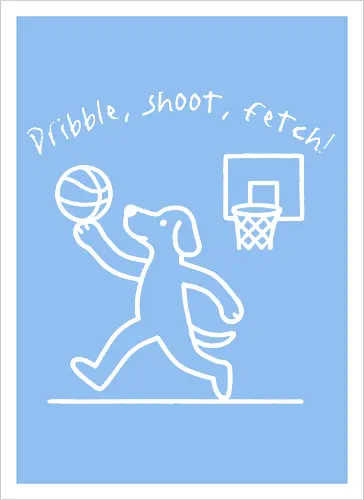 Dribble, shoot, fetch