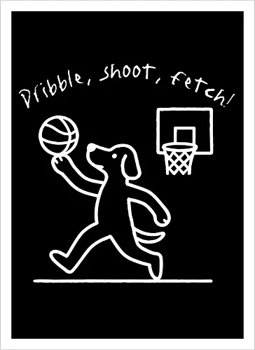 Dribble, shoot, fetch