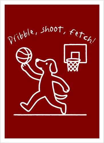 Dribble, shoot, fetch