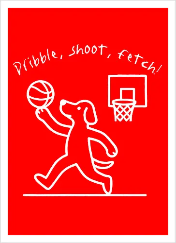 Dribble, shoot, fetch