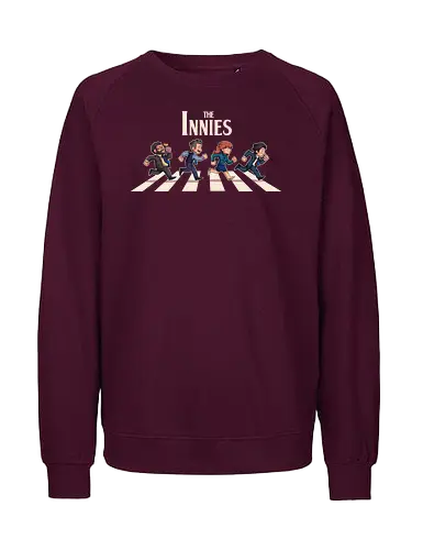The Innies - severance, lumon, tv shows, dylan g, mark s, abbey road, humor, helly r, irving b - Fairtrade Sweatshirt