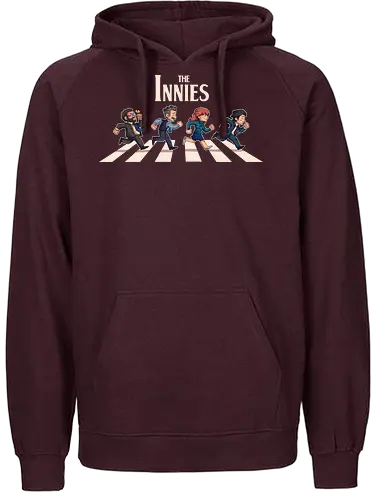 The Innies - severance, lumon, tv shows, dylan g, mark s, abbey road, humor, helly r, irving b - Fairtrade Hoodie