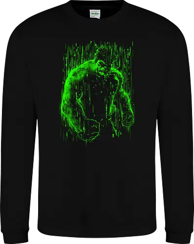 The big guy under the rain - hero, big guy, comics, movies, scifi, pop culture - Sweatshirt