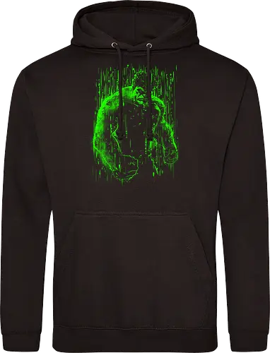 The big guy under the rain - hero, big guy, comics, movies, scifi, pop culture - Standard Hoodie