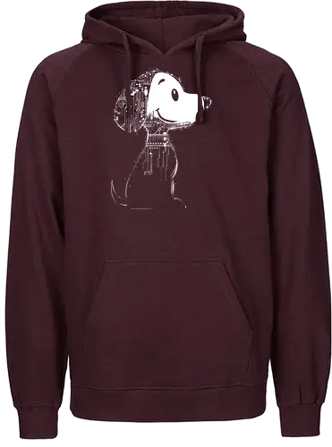Beagle of tomorrow - beagle, cute, comics, futuristic, robot, pop culture - Fairtrade Hoodie