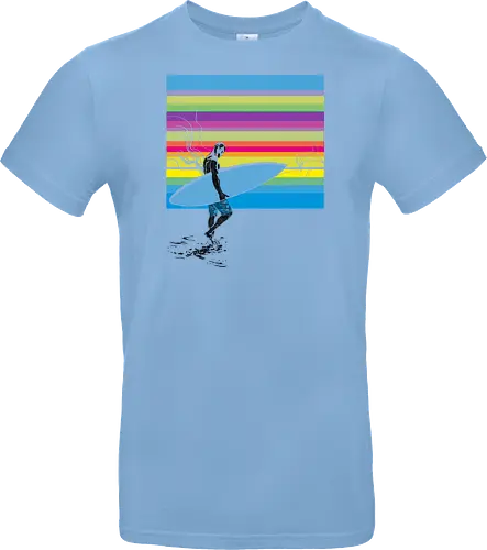 CMYK surfer