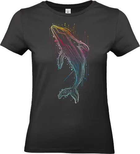 Whale of tomorrow - whale, nature, ocean, sea, scifi, robotic, technology - Standard T-Shirt (Frauen)