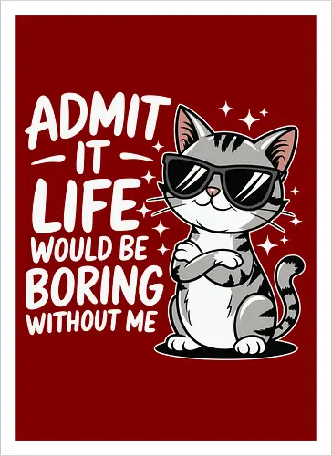 Admit it, life would be boring without me