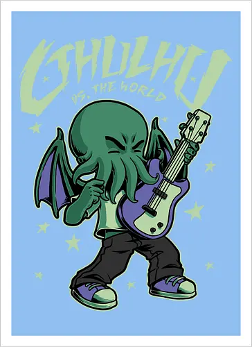 Cthulhu Guitar Comic