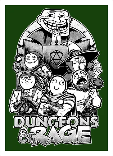 Dungeons and Rage Meme