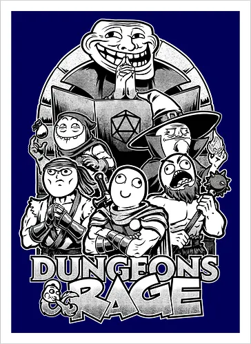 Dungeons and Rage Meme