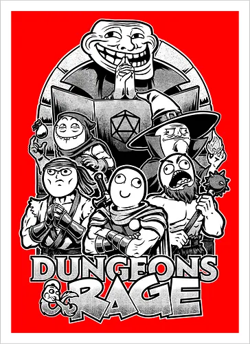 Dungeons and Rage Meme