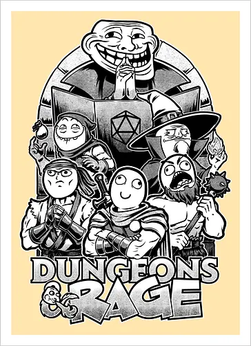 Dungeons and Rage Meme