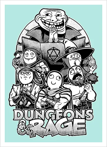 Dungeons and Rage Meme