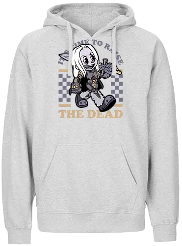 Game Mascot Undead King - Video Games, Video Game, Game, Games, Gamer, Mascot, Retro, Vintage, Retro Vintage, Retro Gamer, Retro Cartoon, Undead, Rpg, Magic, Magical, Lich, King, Skeleton - Fairtrade Hoodie