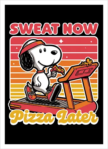 Beagle Dog Pizza Exercise 