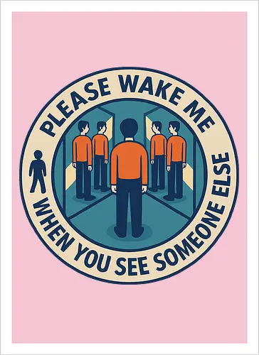 Please wake me when you see someone else